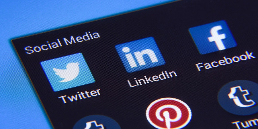 social media apps icons